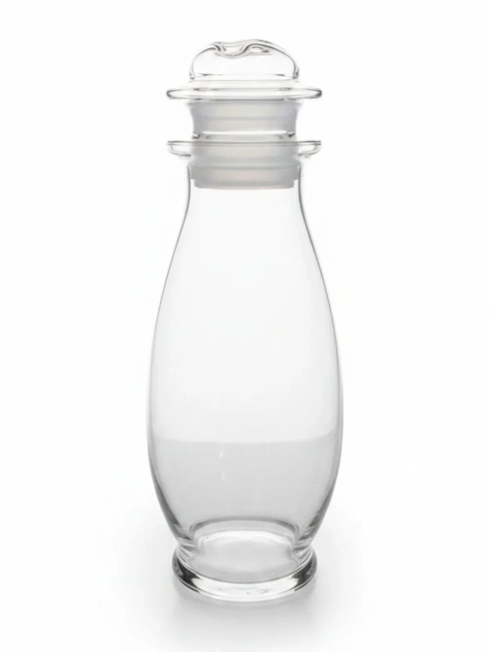 Vintage 1950s Heisey Cobel Glass Cocktail Shaker Strainer MCM Barware No Cap USA